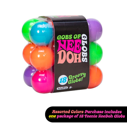 Needoh Gobs of Globs Teenie Needoh - 18 Bight Teenie Needoh! - Age 3+