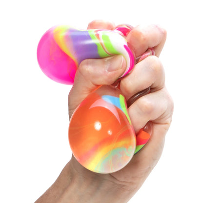 Needoh Marbleez - the Squishy Marble with a Jelly Twist - Glass like Swirled Globe - One Random Color - Ages 3+
