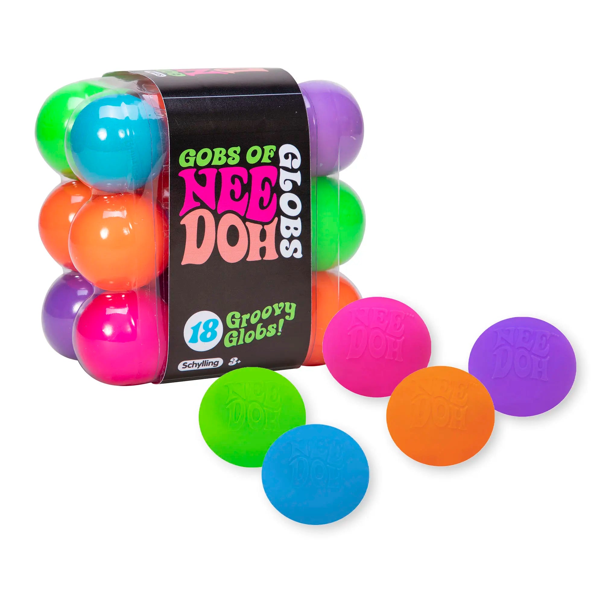 Needoh Gobs of Globs Teenie Needoh - 18 Bight Teenie Needoh! - Age 3+