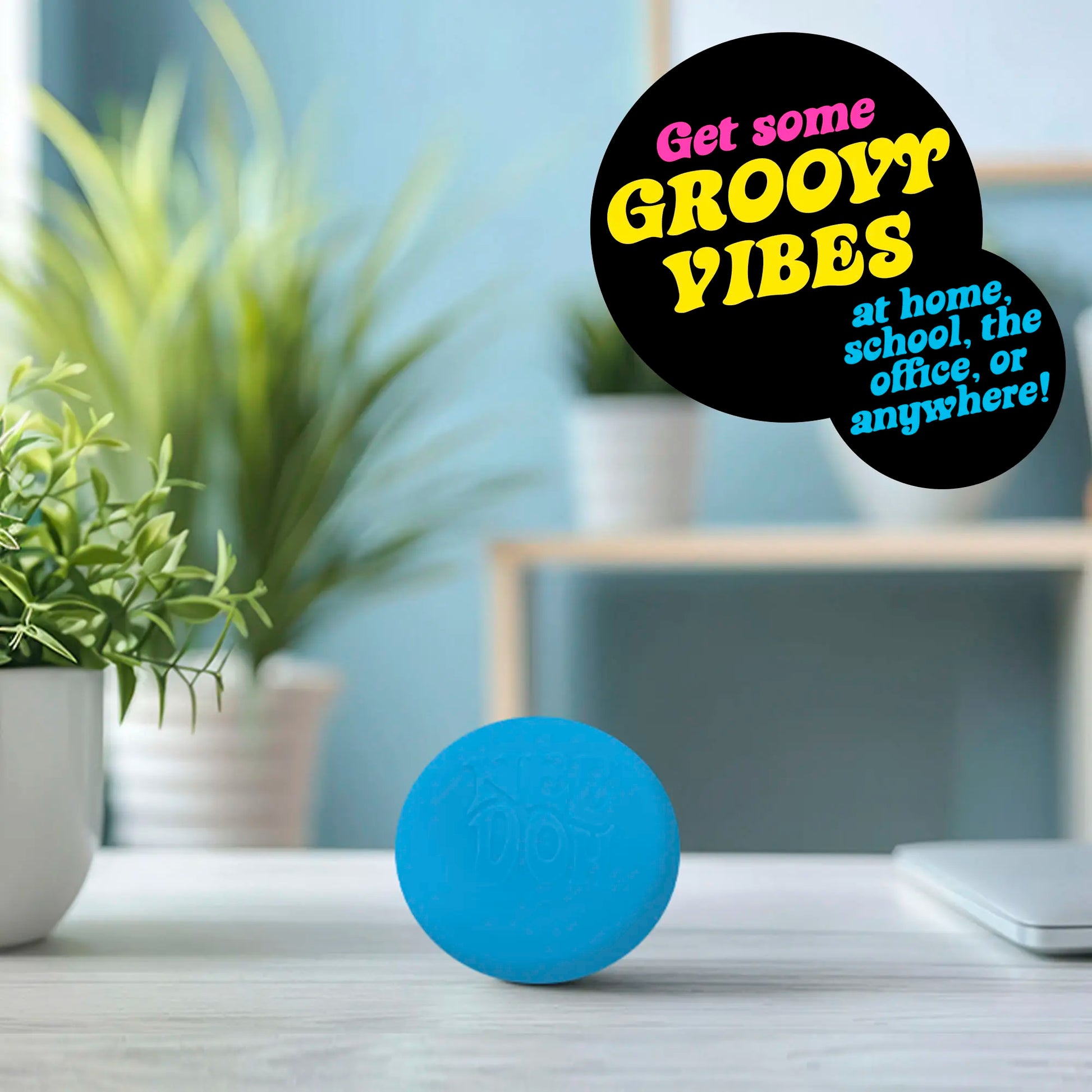 Needoh the Groovy Glob - the Original Needoh - Filled with a Satisfying Soft Dough Filling - One Random Color